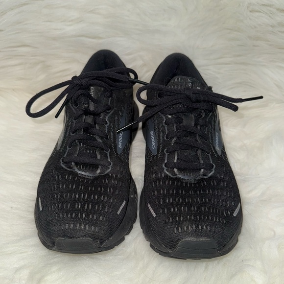 Brooks Shoes - Brooks Ghost 13 All Black Athletic Running Shoes